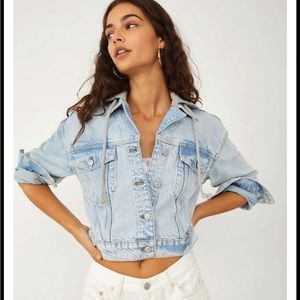 free people brando jakcet! NWOT
